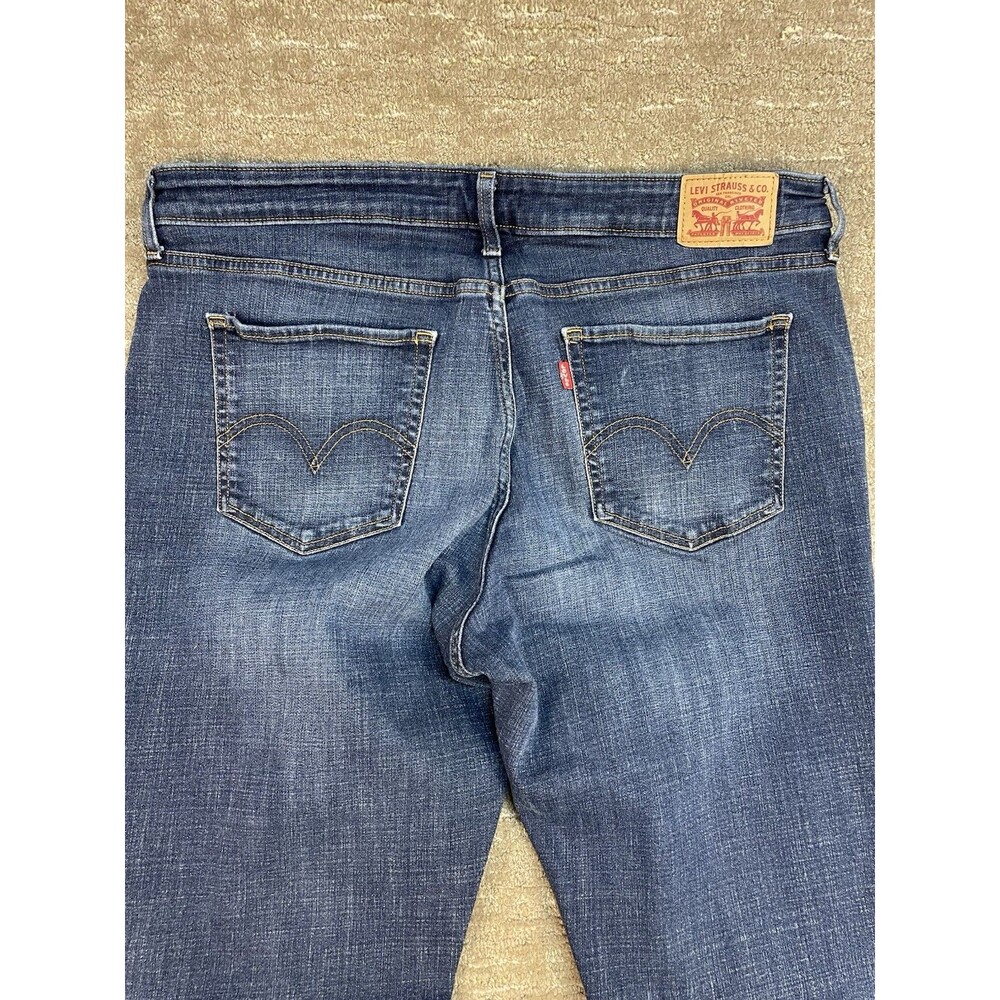 Levi's 414 Classic Straight Jeans Women’s 18W Blue Stretch Denim - Picture 9 of 14